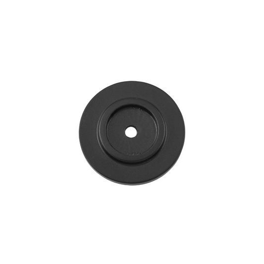 Knob Backplate Matt Black 32mm
