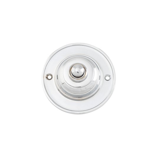 Bell Push Round Polished Chrome