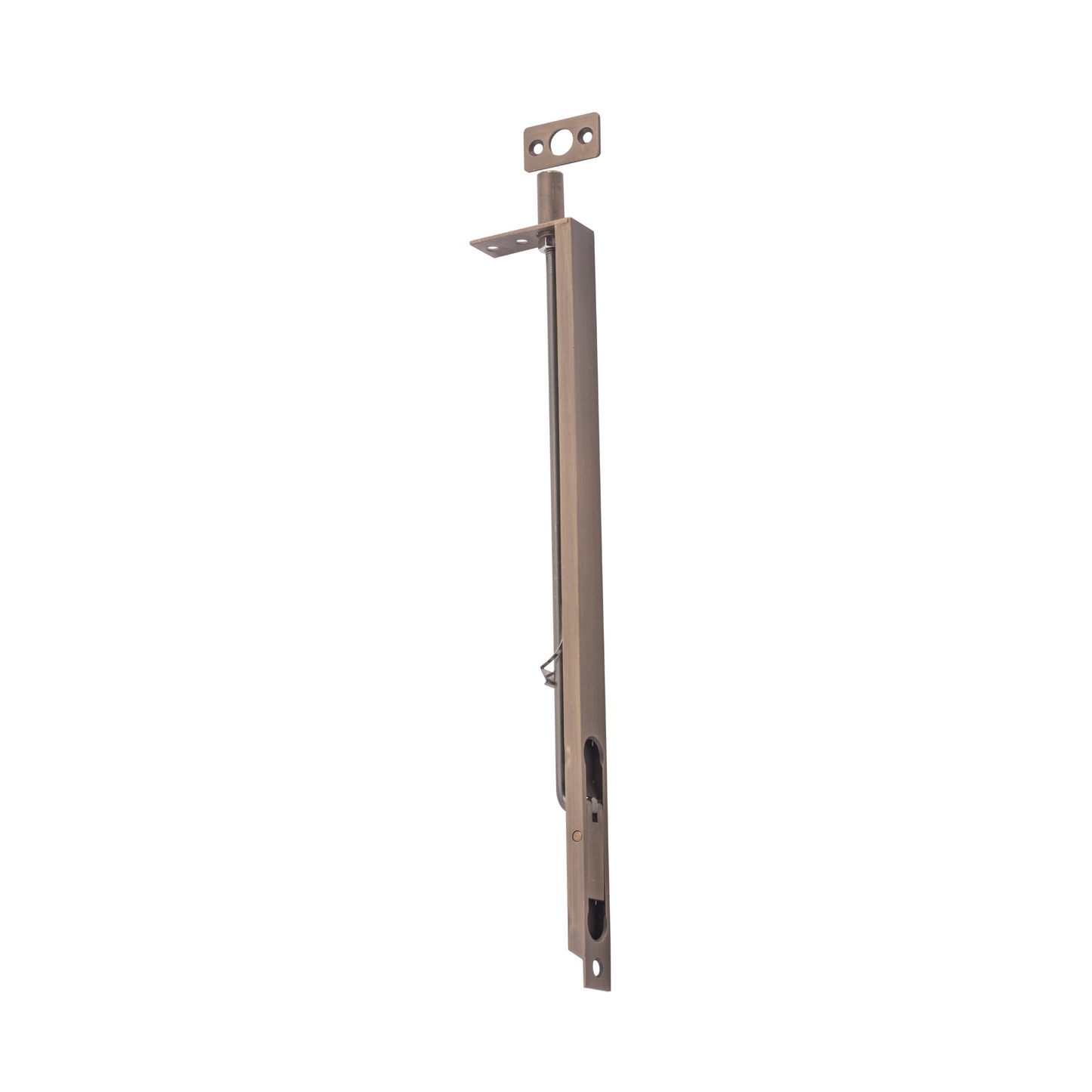 Flush Bolt Antique Brass 300mm