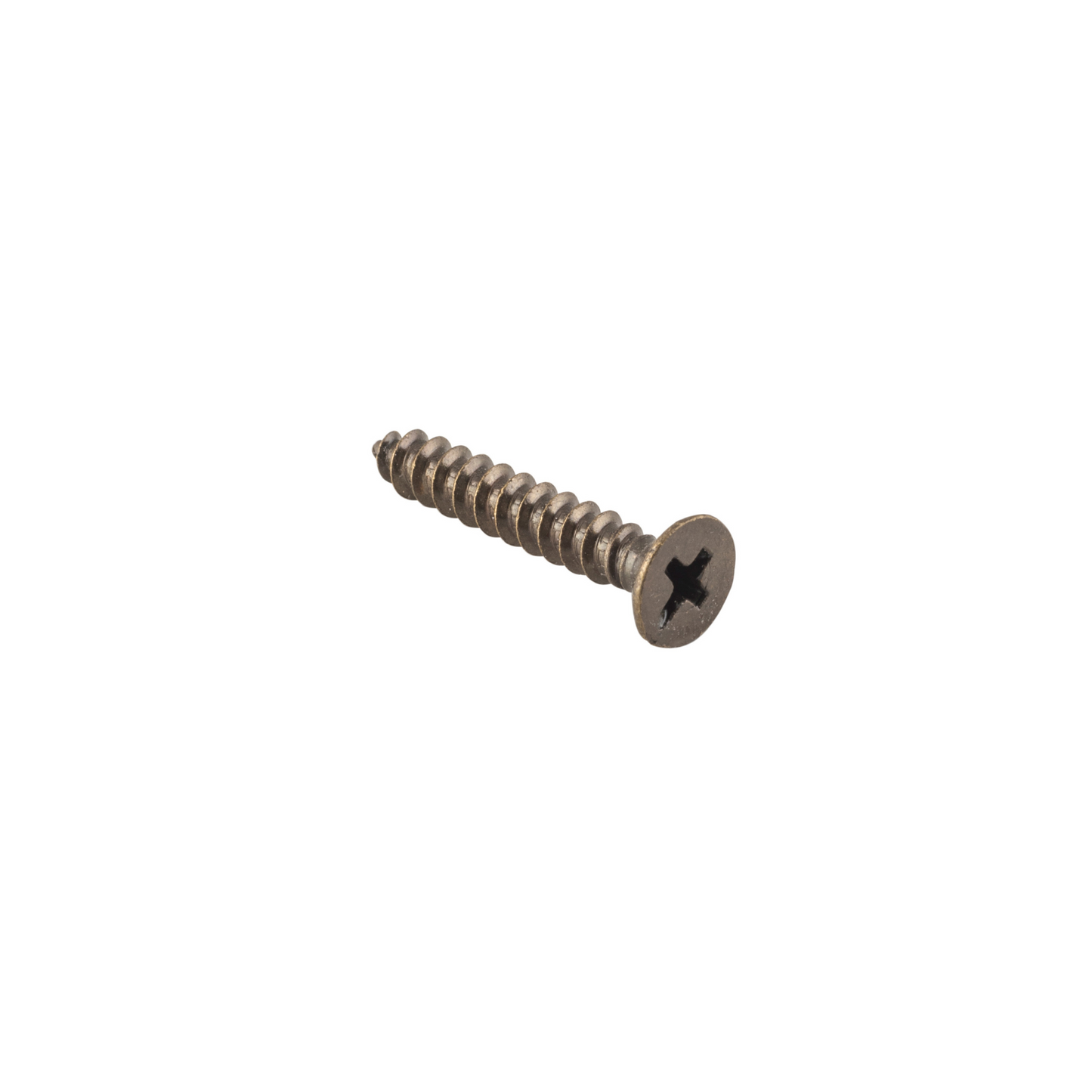 Screw - Hinge Stainless Steel Antique Brass 8g x 25mm (50 pack)