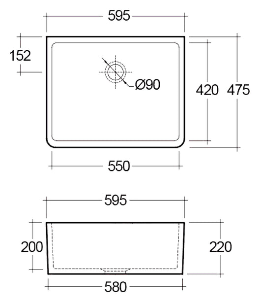 1901 Apron Sink