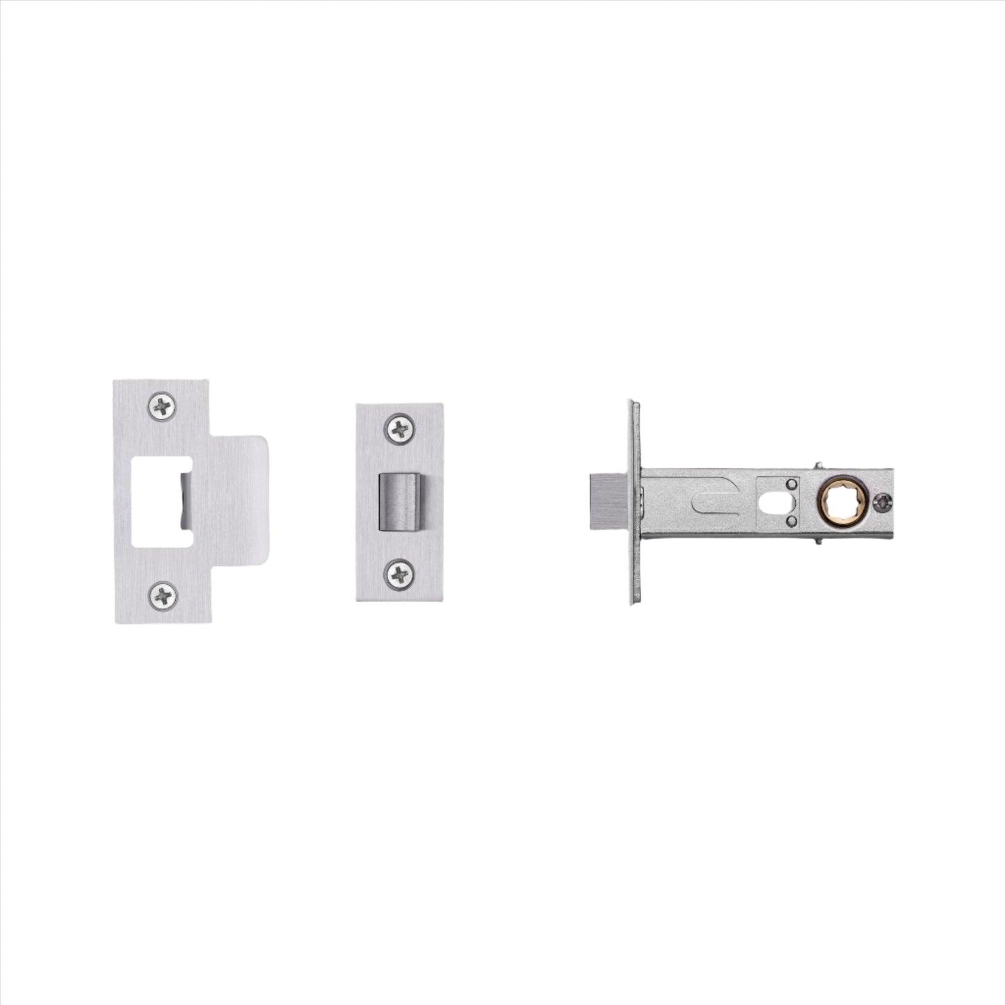 Tubular Latch / Door Handle / Passage / Steel - 60mm