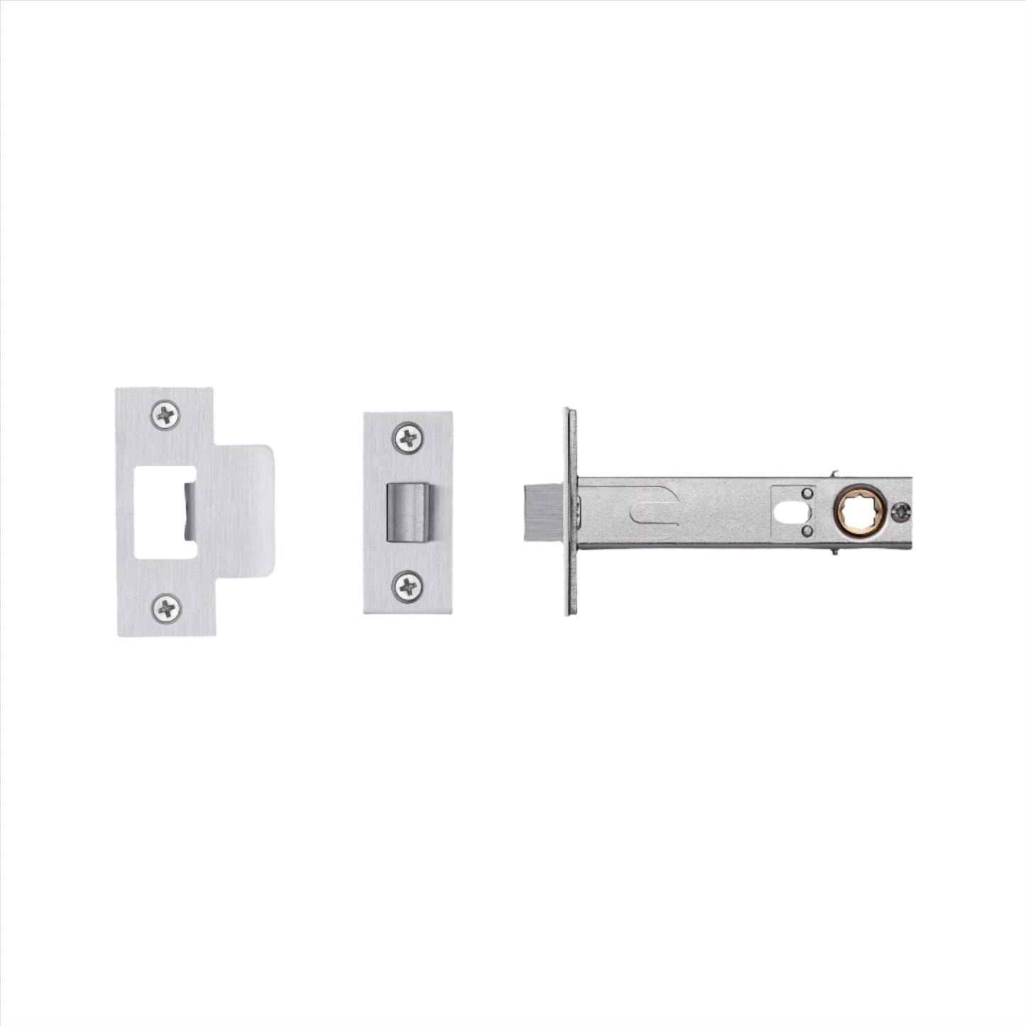 Tubular Latch / Door Knob / Passage / Steel - 80mm