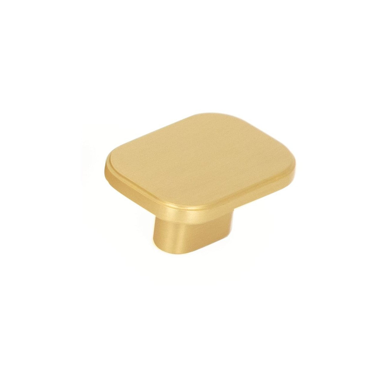 Aspen Solid Brass Knob Brushed Satin Brass