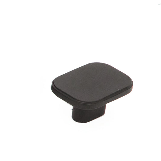 Aspen Solid Brass Knob Matt Black