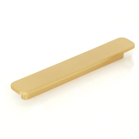 Aspen Solid Brass Pull Handle Brushed Satin Brass 160mm