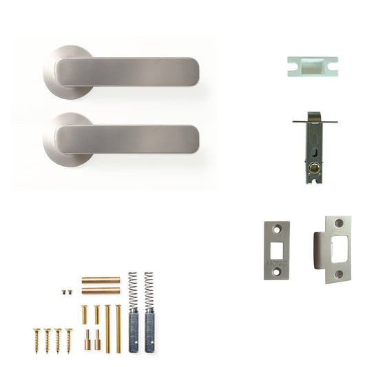 Aspen Lever Passage Set Dull Brushed Nickel