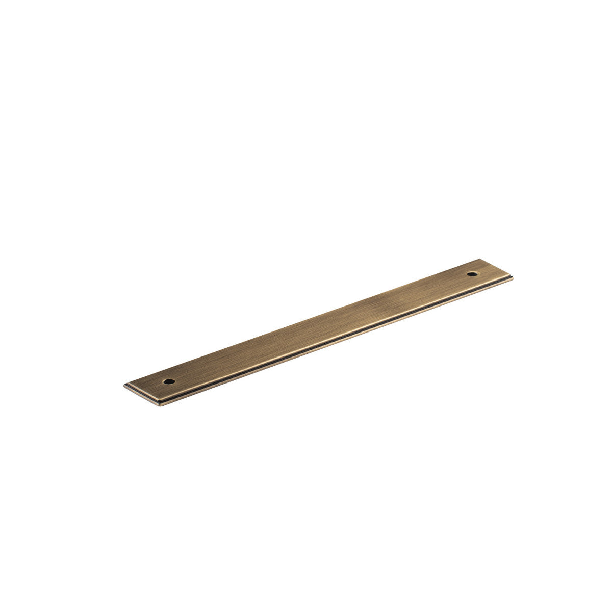 Barrington Backplate to suit Bar Handle Dark Brushed Brass 160mm