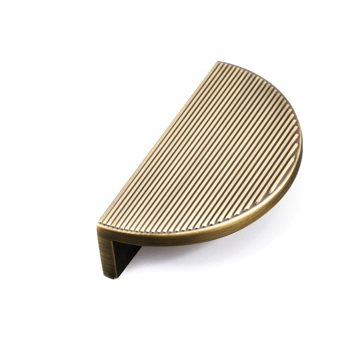 Barrington Eclipse Ribbed Large Dark Brushed Brass