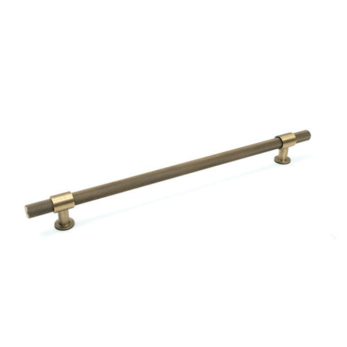 Belgravia Knurled Solid Brass Appliance Pull Dark Brushed Brass 416mm