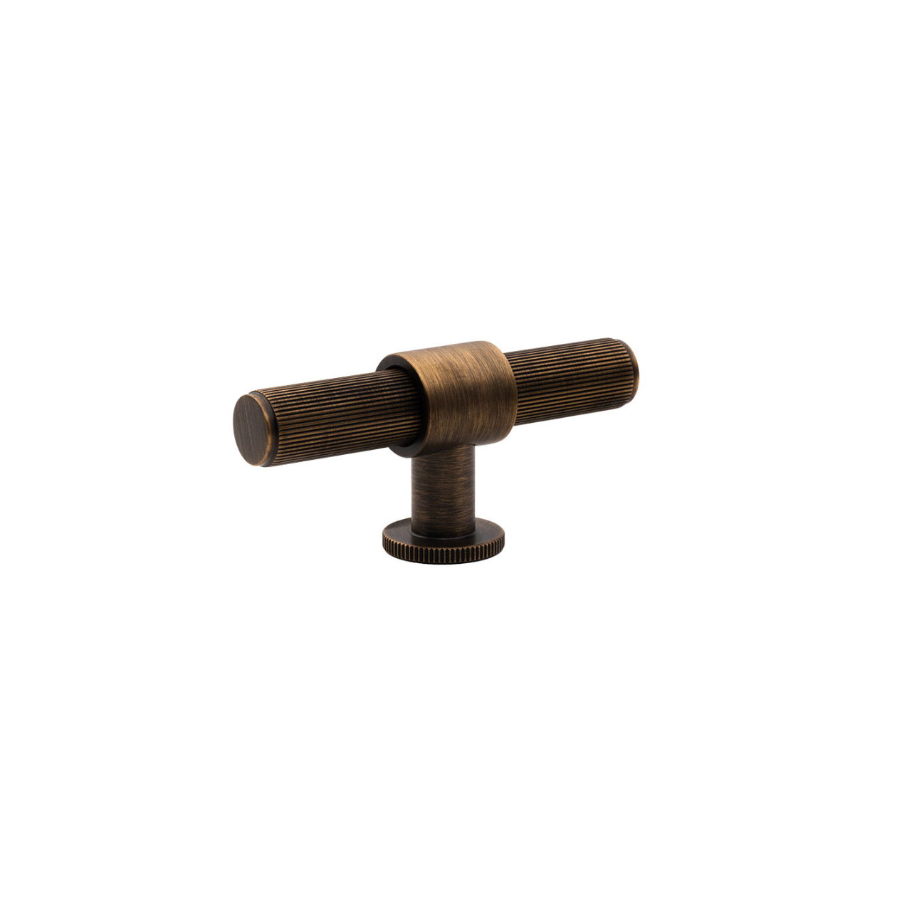 Belgravia Lined Solid Brass T Knob Bronze 82mm