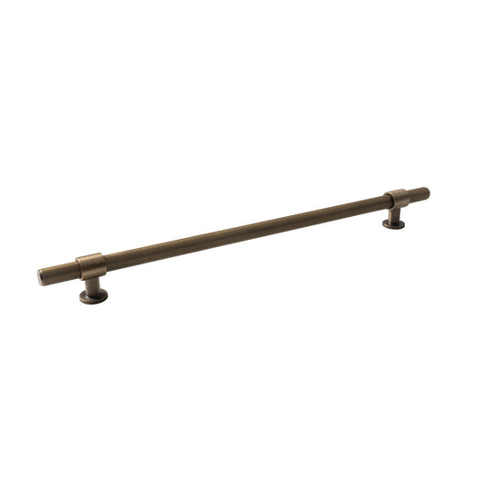 Belgravia Lined Solid Brass Bar Pull Dark Brushed Brass 320mm