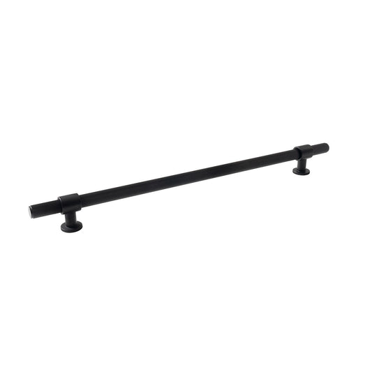 Belgravia Lined Solid Brass Bar Pull Matt Black 320mm