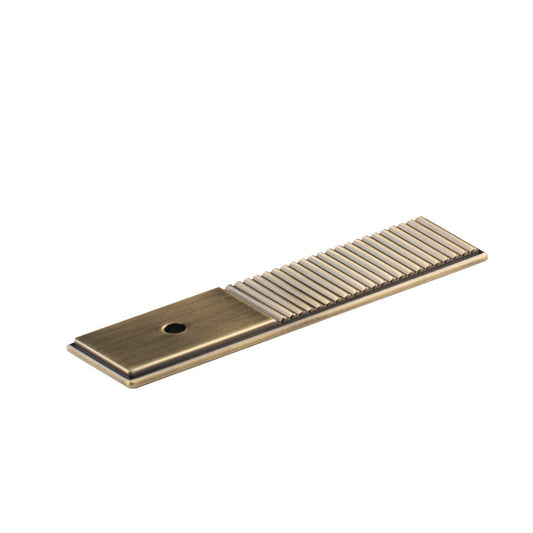 Barrington Backplate to suit Knob Dark Brushed Brass