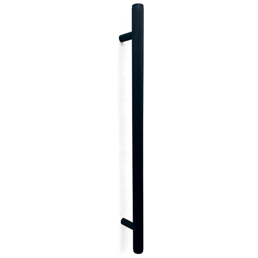 Bellevue Lined Entry Pull Handle Matt Black