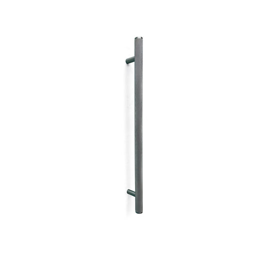 Bellevue Knurled Door Pull with Back-to-Back Fixing 416mm Dull Brushed Nickel