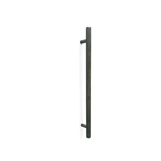 Bellevue Lined Door Pull with Back-to-Back Fixing 416mm Bronze