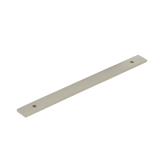 Bellevue Solid Brass Plain Backplate Dull Brushed Nickel 160mm