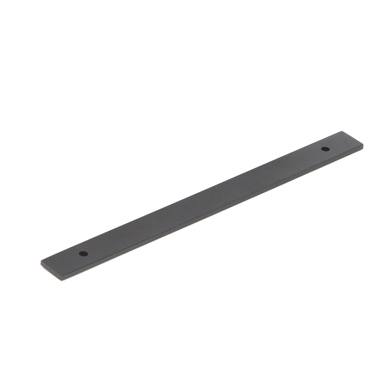 Bellevue Solid Brass Plain Backplate Matt Black 160mm