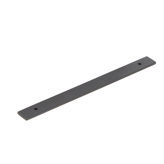 Bellevue Solid Brass Plain Backplate Matt Black 160mm