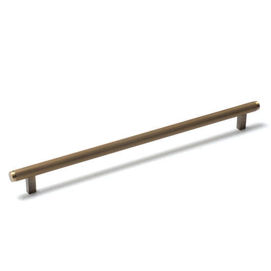 Bellevue Solid Brass Lined Bar Pull Dark Brushed Brass 320mm