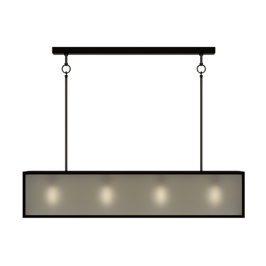 Dover Linear 4 Light Lantern Old Bronze