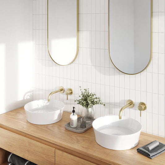 Fino Round 382 Above Counter Fireclay Basin Matte White