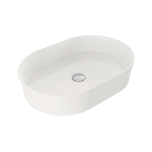 Fino 55 x 38 Above Counter Fireclay Basin Gloss White
