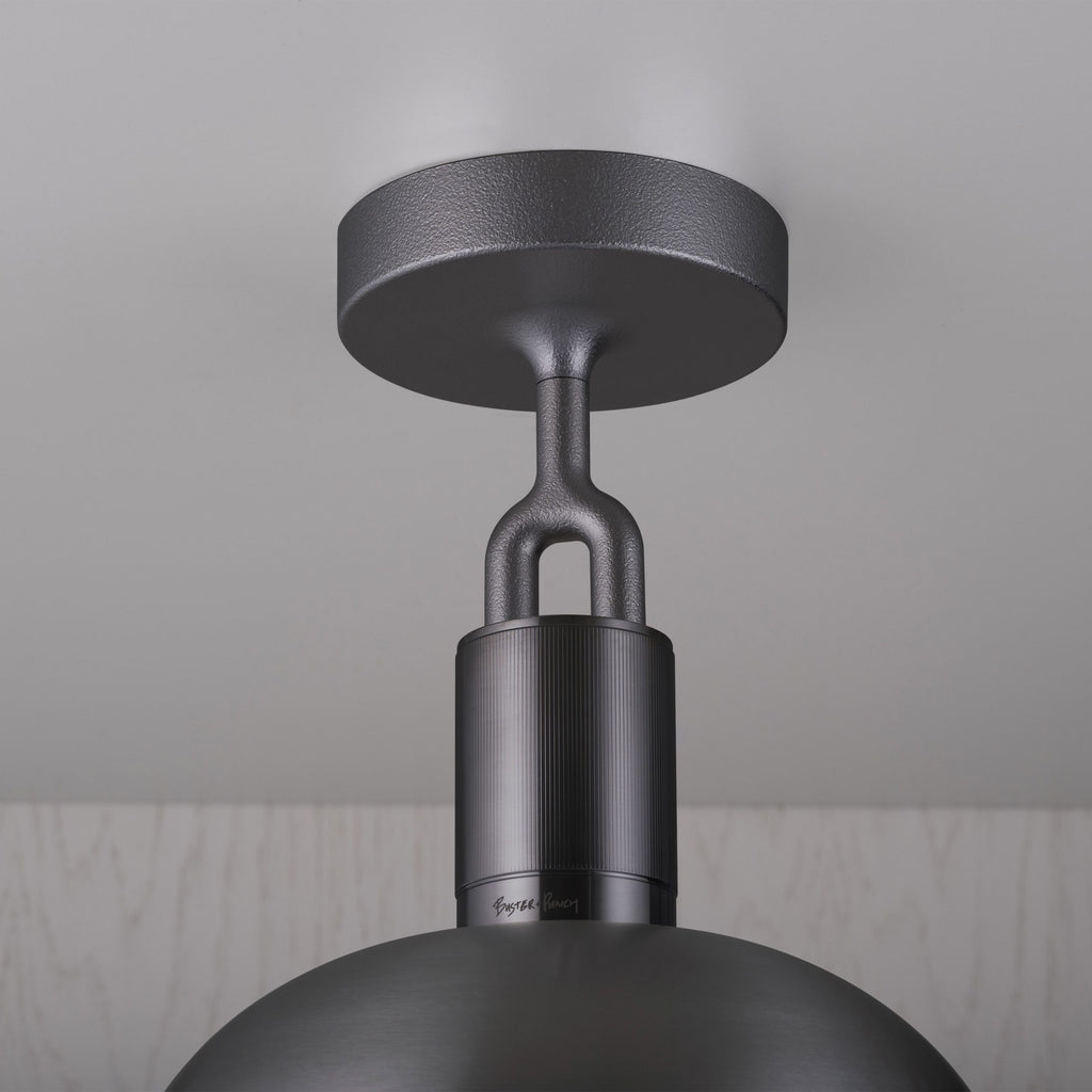 Forked Ceiling / Shade / Large / Gun Metal