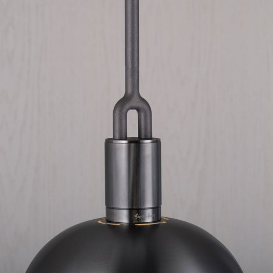 Forked Pendant / Shade / Medium / Gun Metal