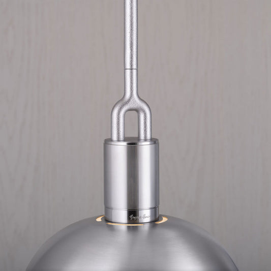 Forked Pendant / Shade / Medium / Steel