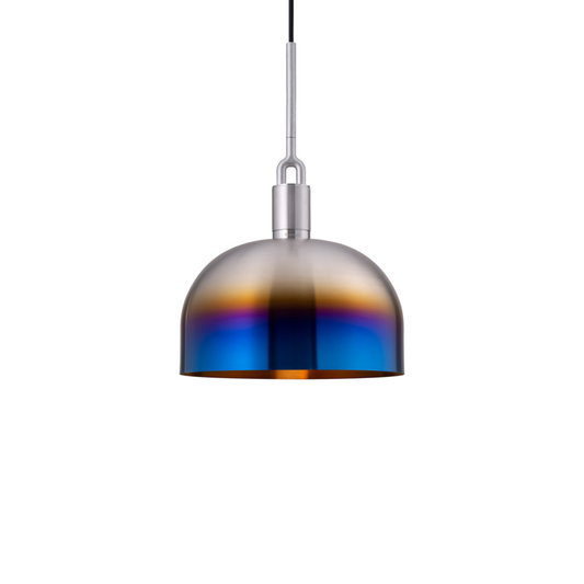 Forked Pendant / Shade / Large / Burnt Steel