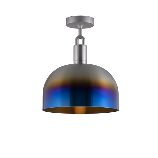 Forked Ceiling / Shade / Large / Burnt Steel