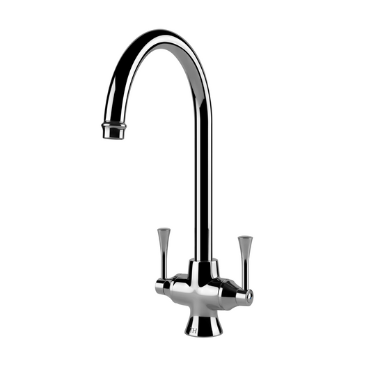 Gosford Double Sink Mixer Chrome