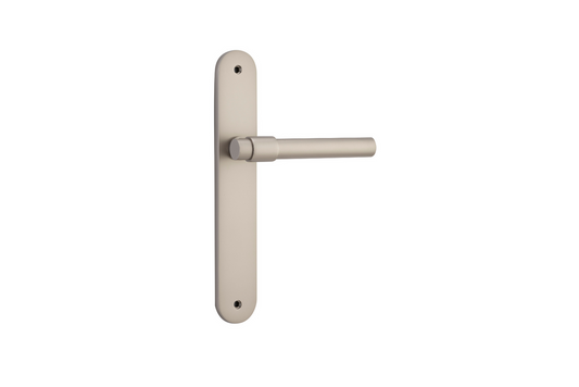 Helsinki Lever Oval Satin Nickel