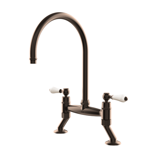 Ludlow Bridge Sink Mixer English Bronze