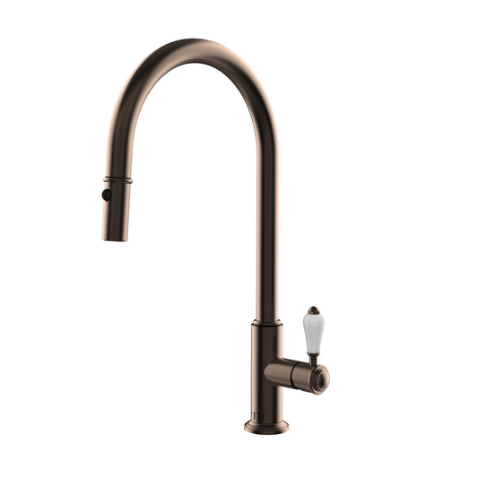 Ludlow Pull Out Sink Mixer English Bronze
