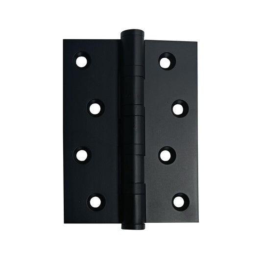 Solid Brass Hinge 100mm x 76mm Matt Black