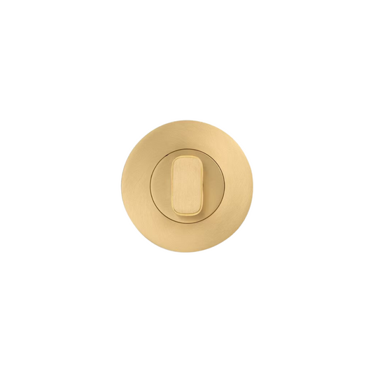 Privacy Thumb Turn Set Brushed Satin Brass