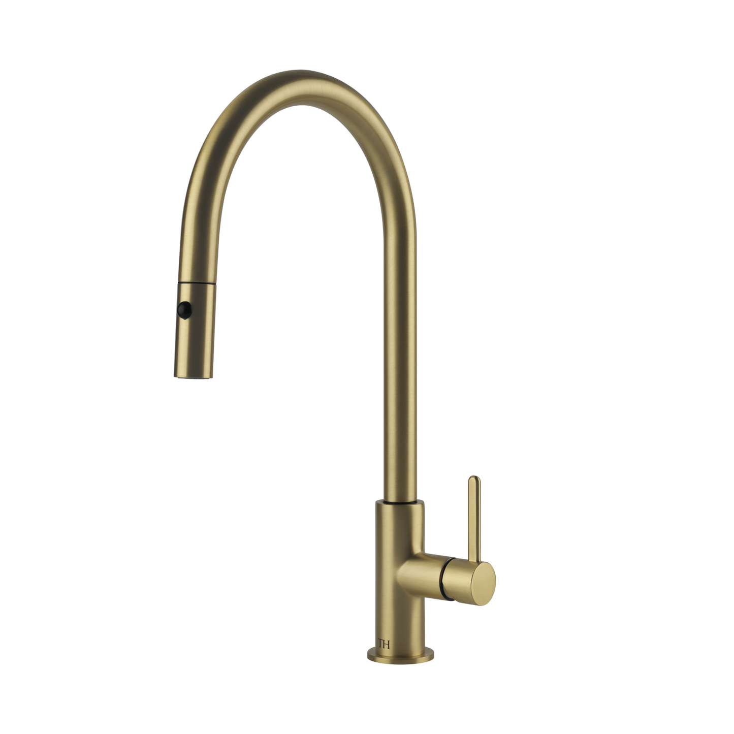 Naples Pull Out Sink Mixer Brushed Brass