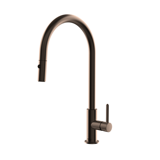 Naples Pull Out Sink Mixer English Bronze