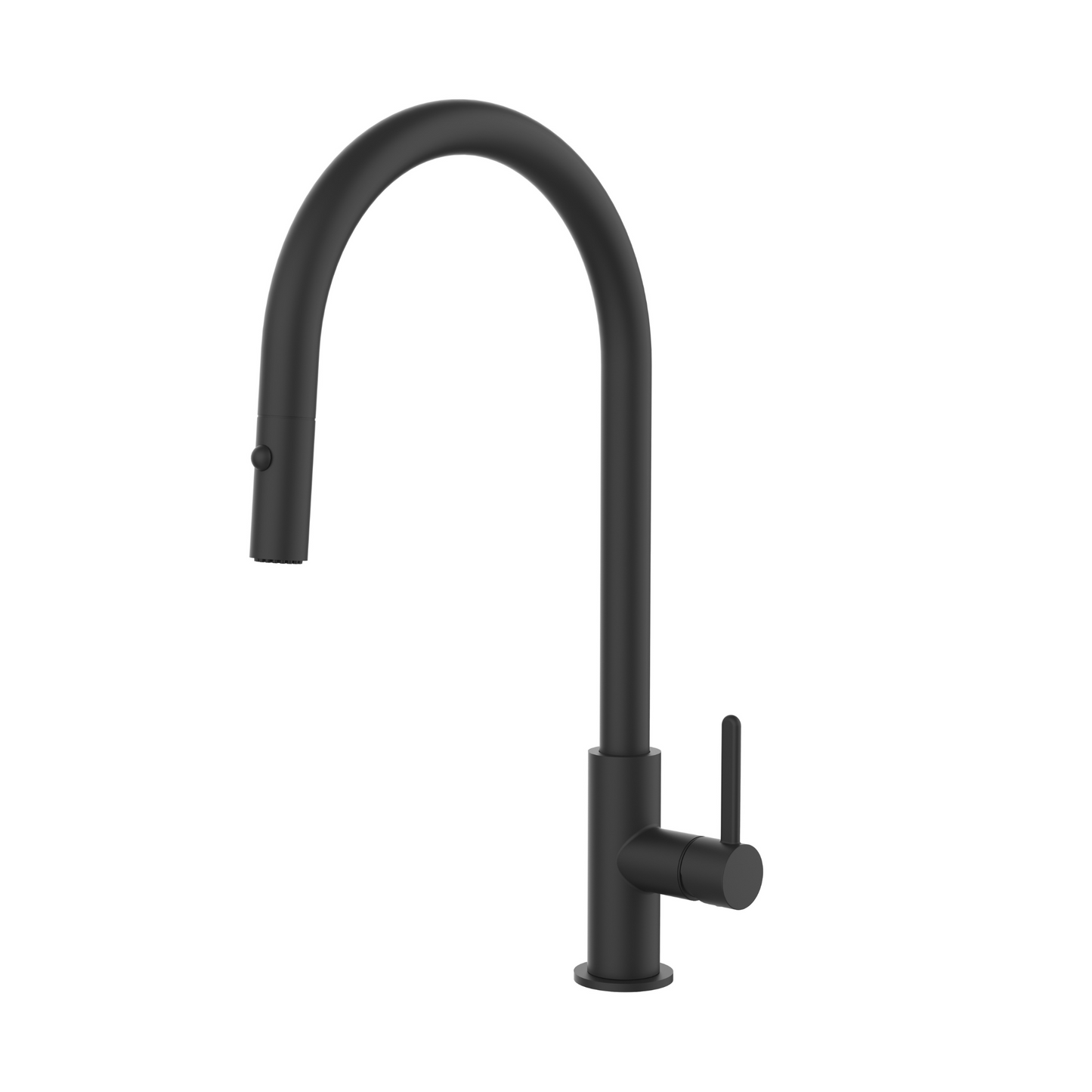 Naples Pull Out Sink Mixer Matte Black