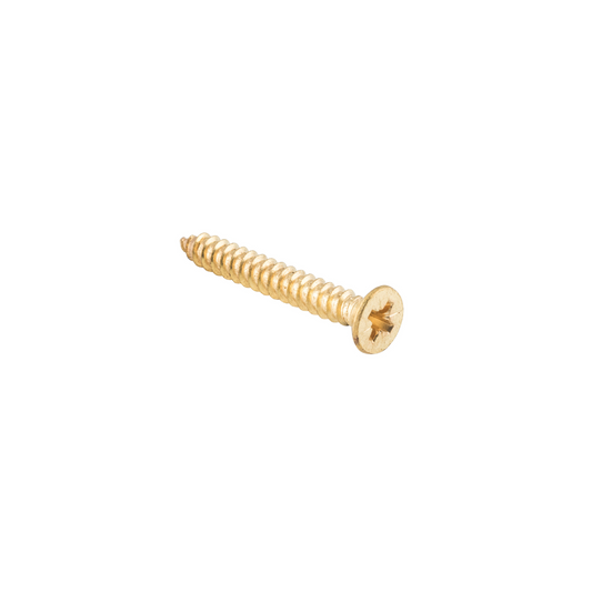 Screw - Hinge Polished Brass 10g x 32mm (50 pack)