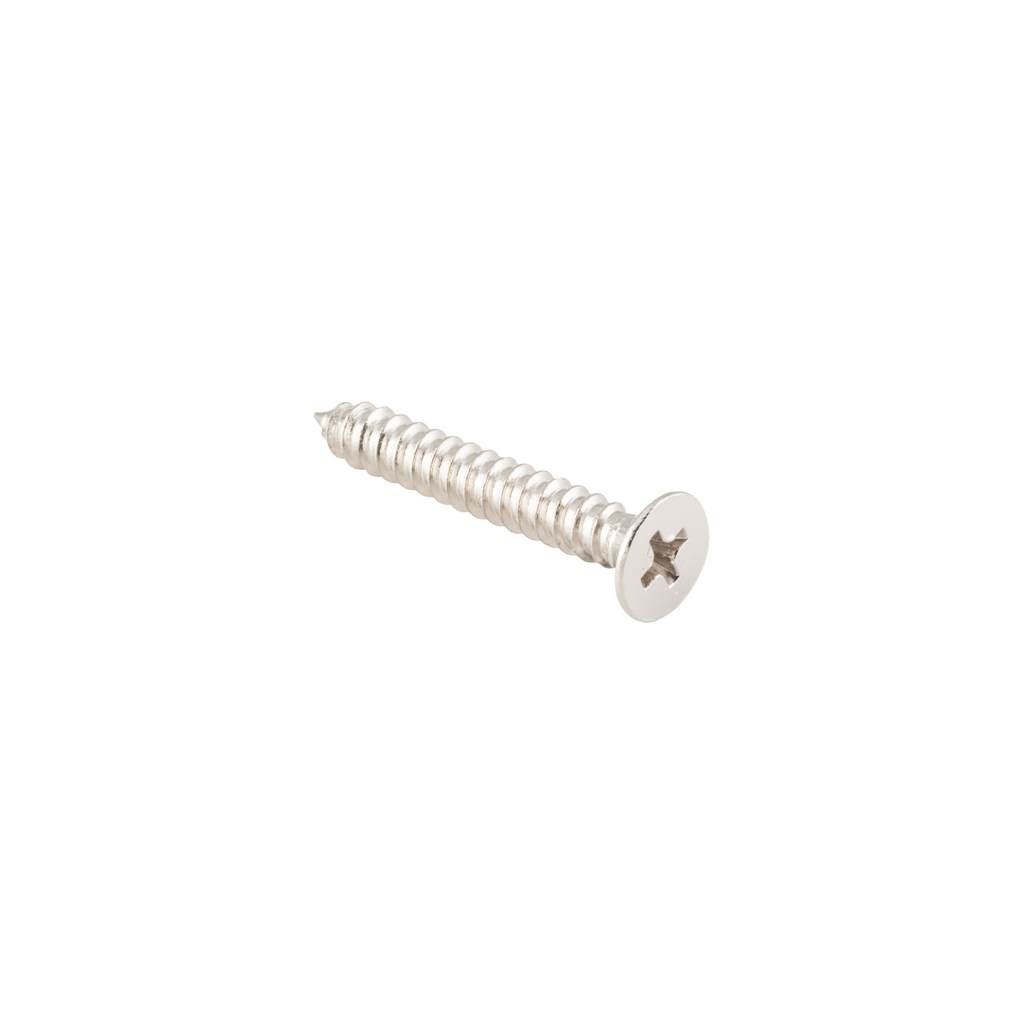 Screw - Hinge Polished Nickel 10g x 32mm (50 pack)