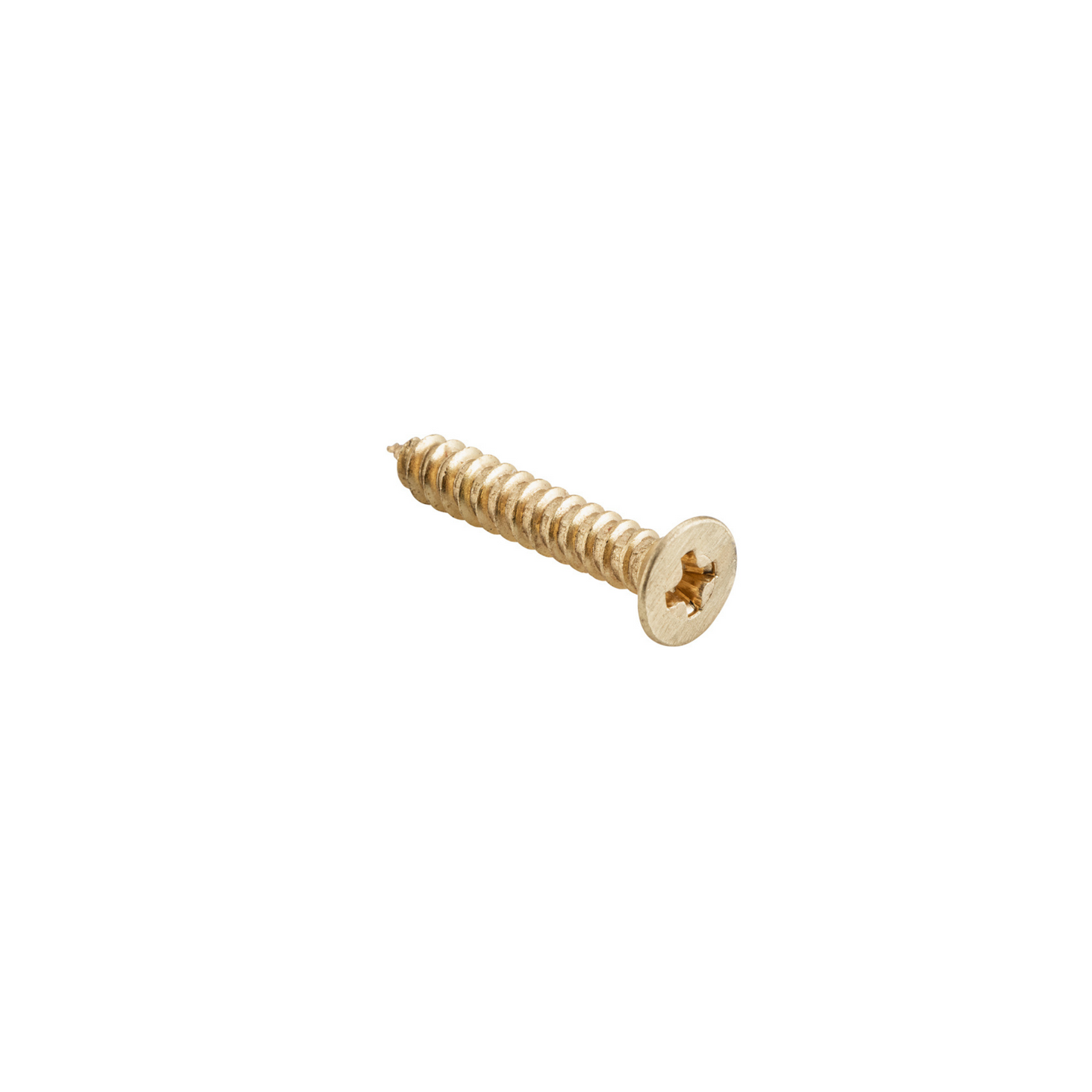 Screw - Hinge Satin Brass 8g x 25mm (50 pack)