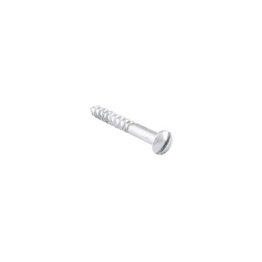 Screw - Domed Head Polished Chrome 6g x 25mm (50 pack)