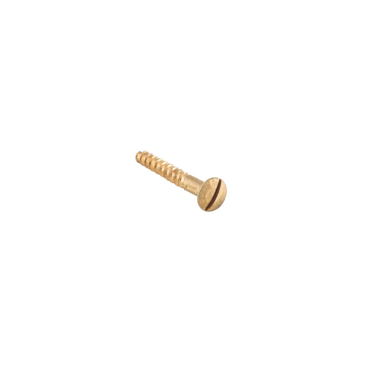 Screw - Domed Head Polished Brass 5g x 19mm (50 pack)