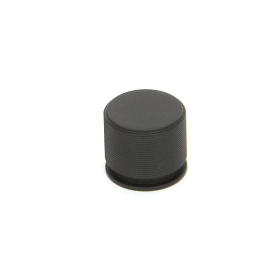 Sussex Solid Brass Lined Knob Matt Black 35mm