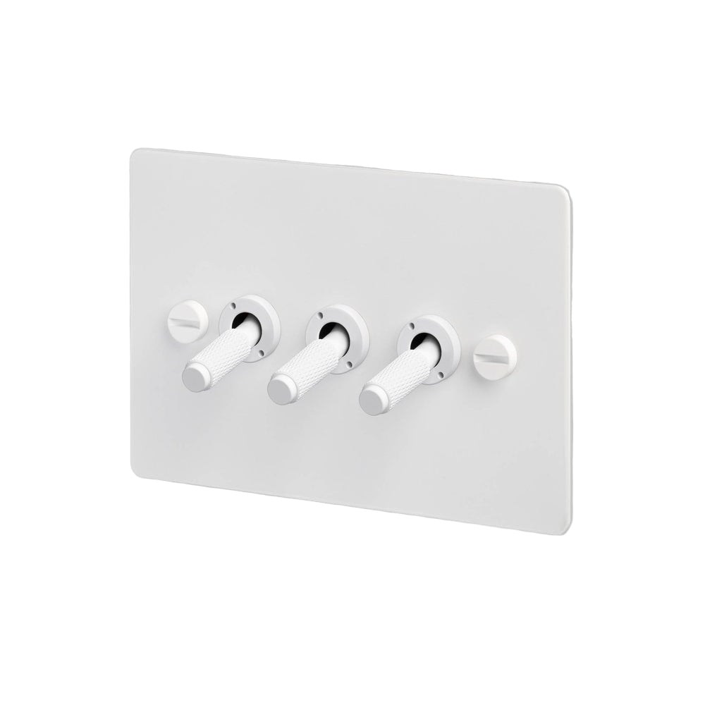 3G Toggle / Horizontal / 2-Way / Cross / White