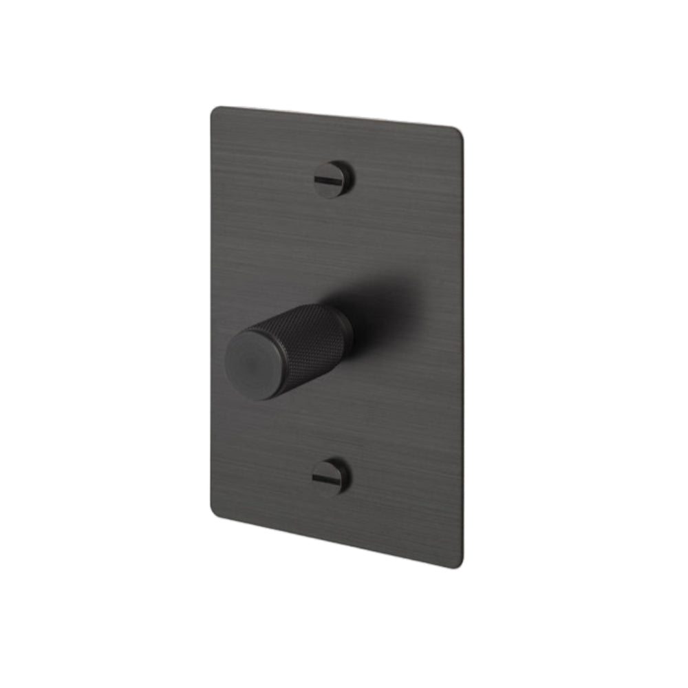 1G Dimmer / Vertical / 250W Retractive / Cross / Smoked Bronze
